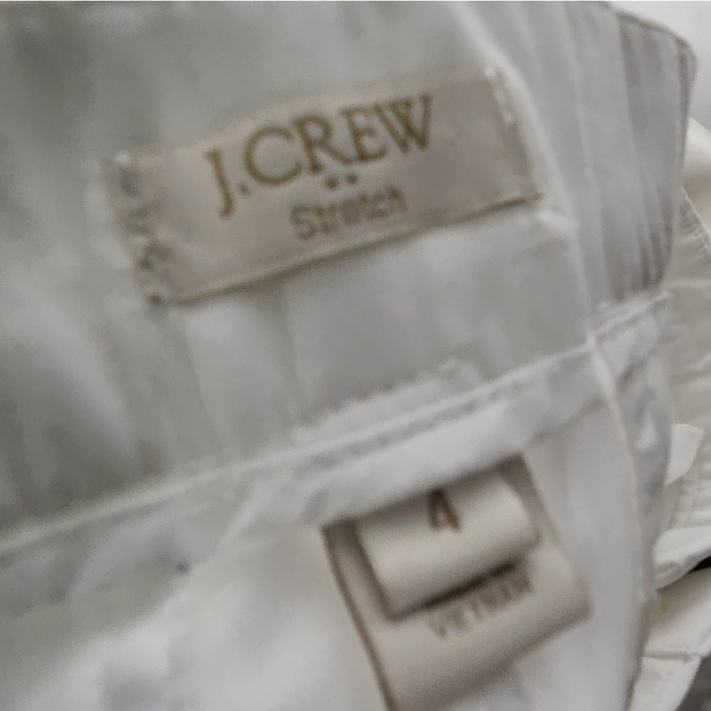 J. Crew White Crop Casual Women's Pants - Picture 7 of 7